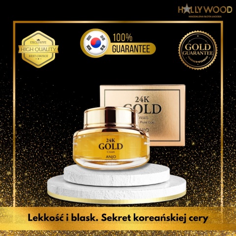 ANJO 24K Gold Cream 50g - Krem do twarzy - wygładzajacy efekt