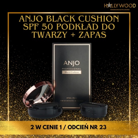 ANJO Black Cushion SPF 50 podkład do twarzy + zapas