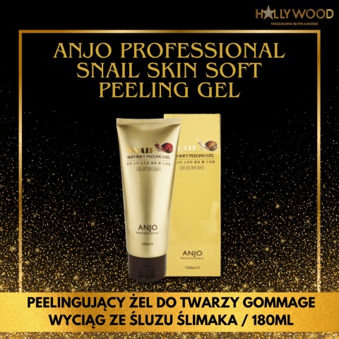 ANJO Delikatny żel peelingujący GOMAGE do skóry ślimaka 180ml