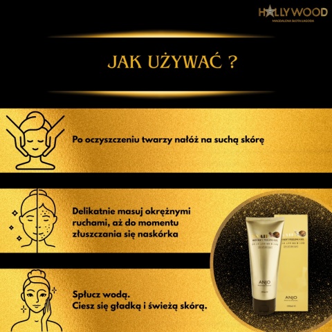 ANJO Delikatny żel peelingujący GOMAGE do skóry ślimaka 180ml