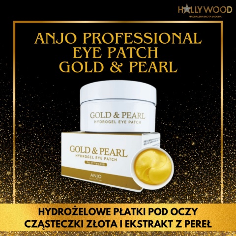 ANJO Eye Patch Gold&Pearl - hydrożelowe płatki pod oczy