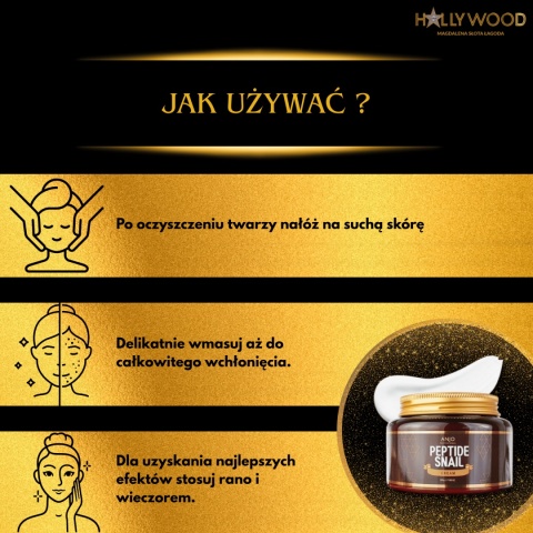 Anjo Krem regenerujący do twarzy i ciała Peptide Snail Cream