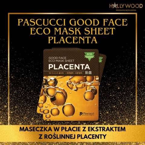 Maska w płachcie na twarz z ekstraktem z placenty