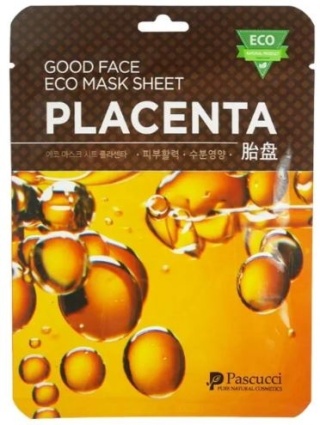 Maska w płacie na twarz z ekstraktem z placenty