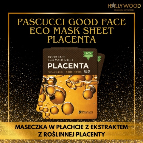 Pakiet 10szt Maska w płacie z ekstraktem z placenty